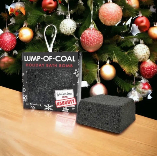 Holiday Lump of Coal Bath Bomb