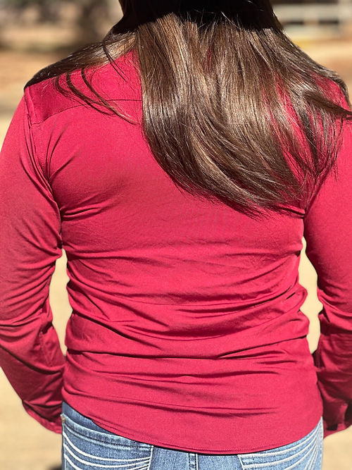 Punchy Pullover-Radiant Red