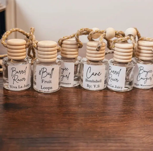 Hanging Car Diffusers – Western-Inspired Scents