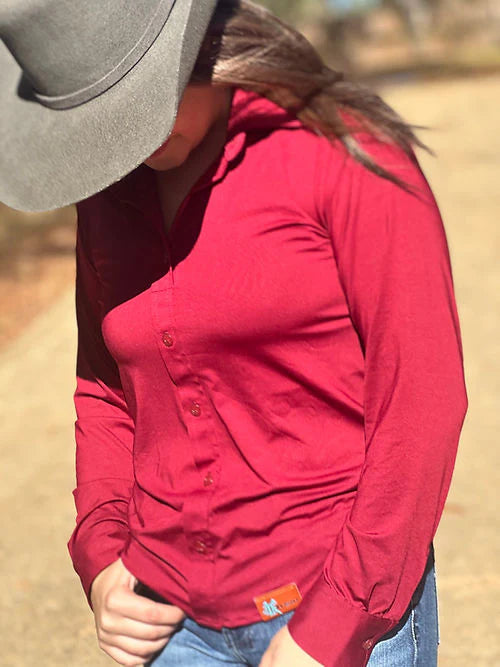 Punchy Pullover-Radiant Red