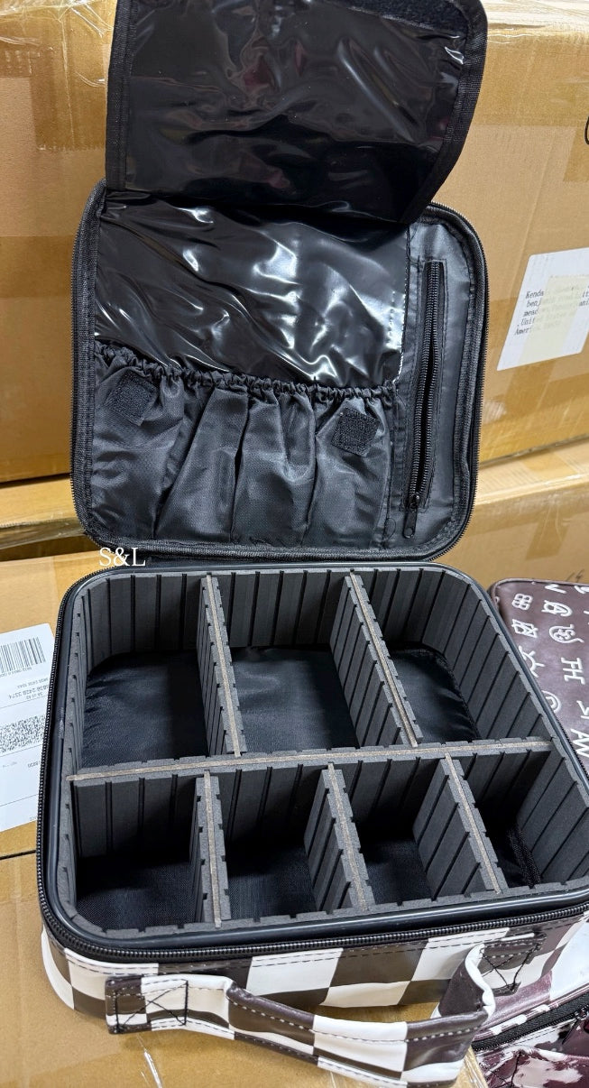 Western Print Makeup Travel Case