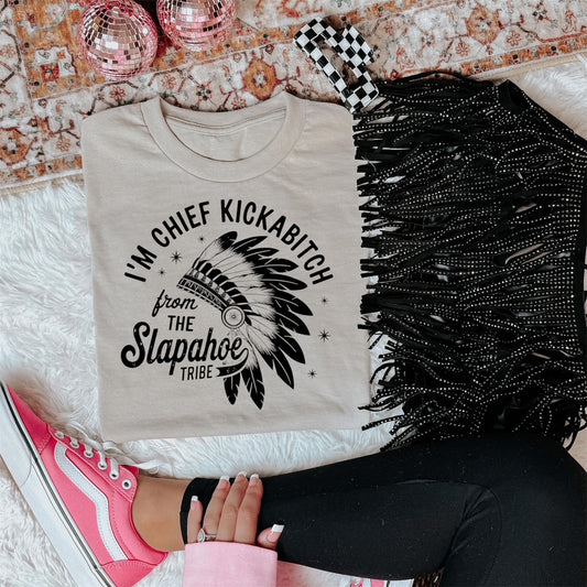 "Slapahoe Tribe" Graphic T-Shirt