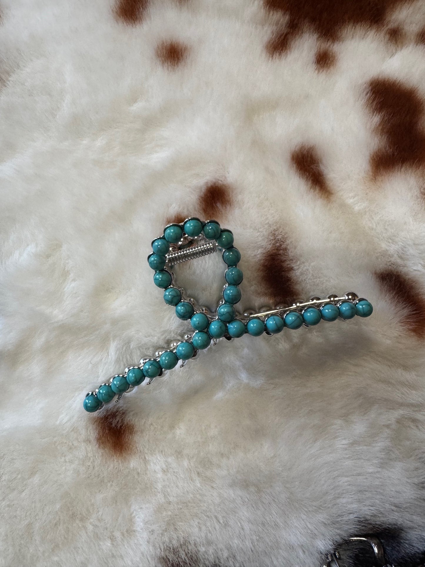 Western Faux Pearl Hair Clips