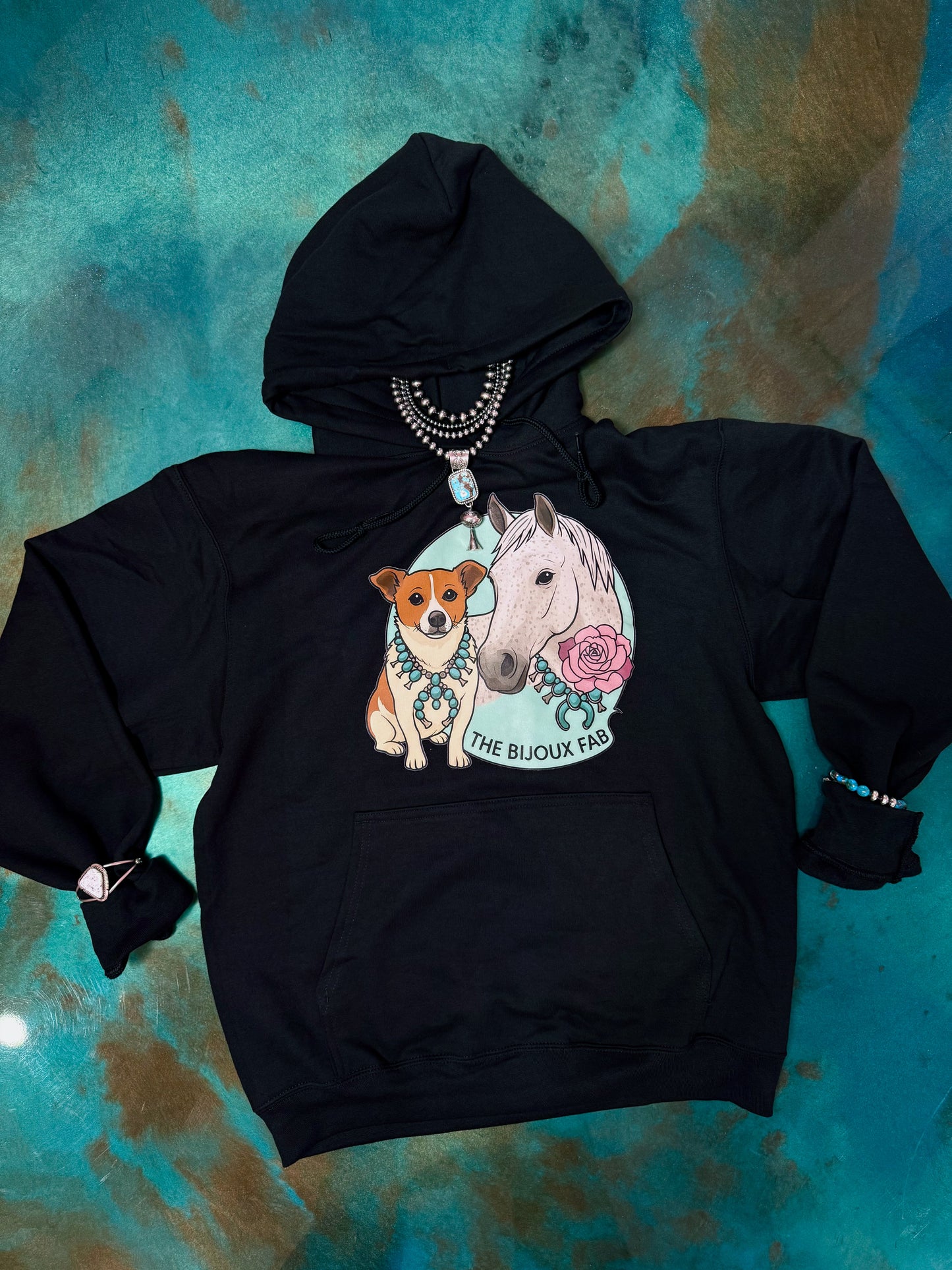 Bijoux FAB Logo Hoodie – True to Size – Ultra Comfy – Printed in the USA