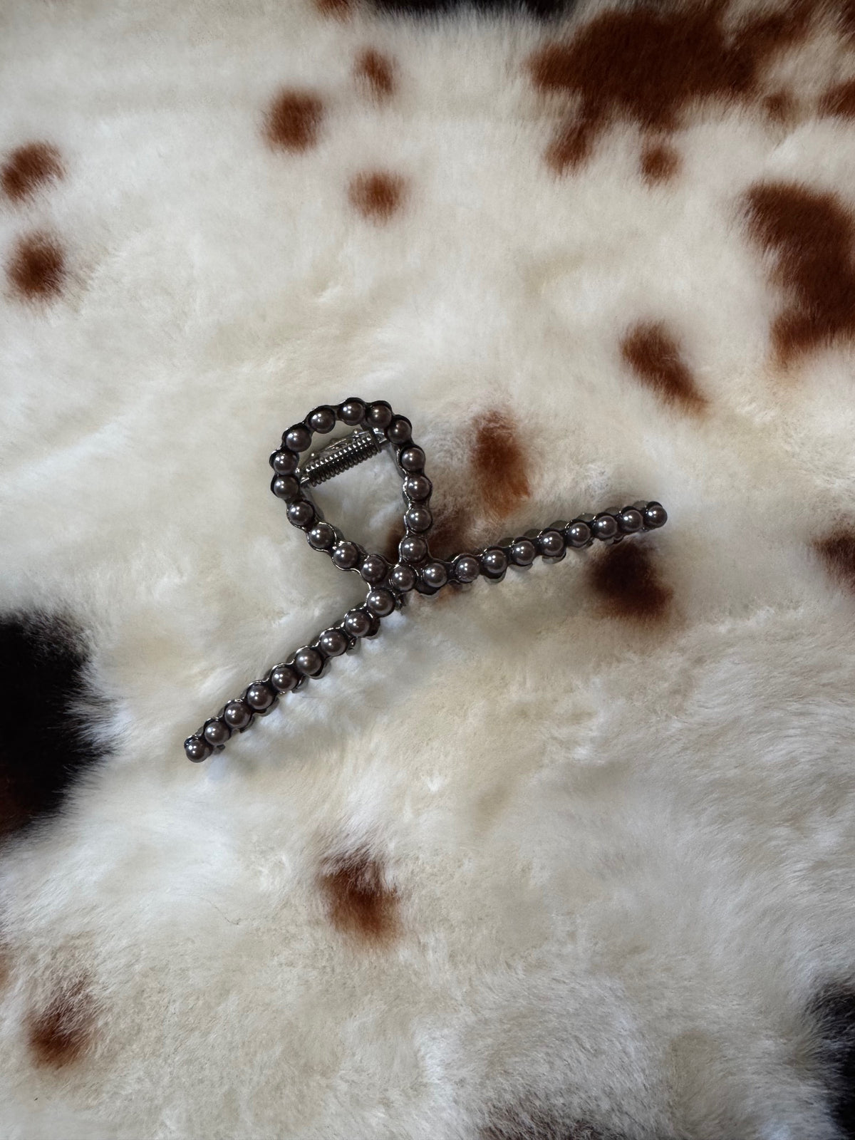 Western Faux Pearl Hair Clips