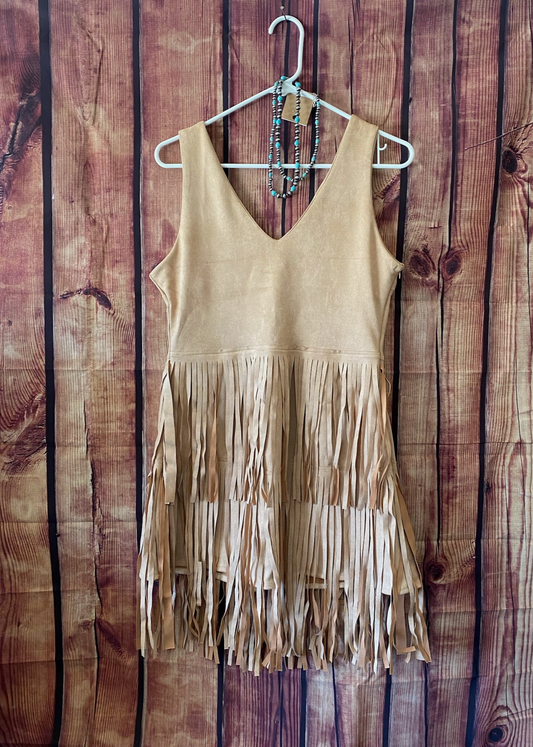 Fringe Mini Dress