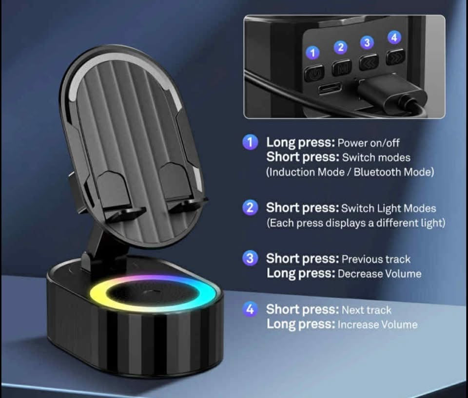 “Unleash Your Sound — Wireless Phone Speaker”