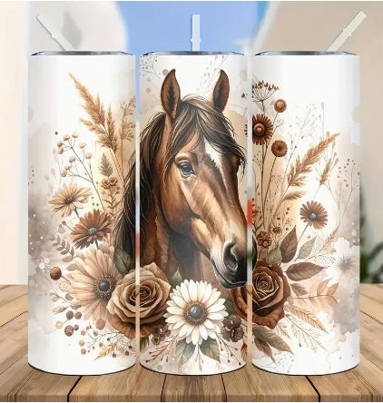 20 oz Hot/Cold Western Tumbler