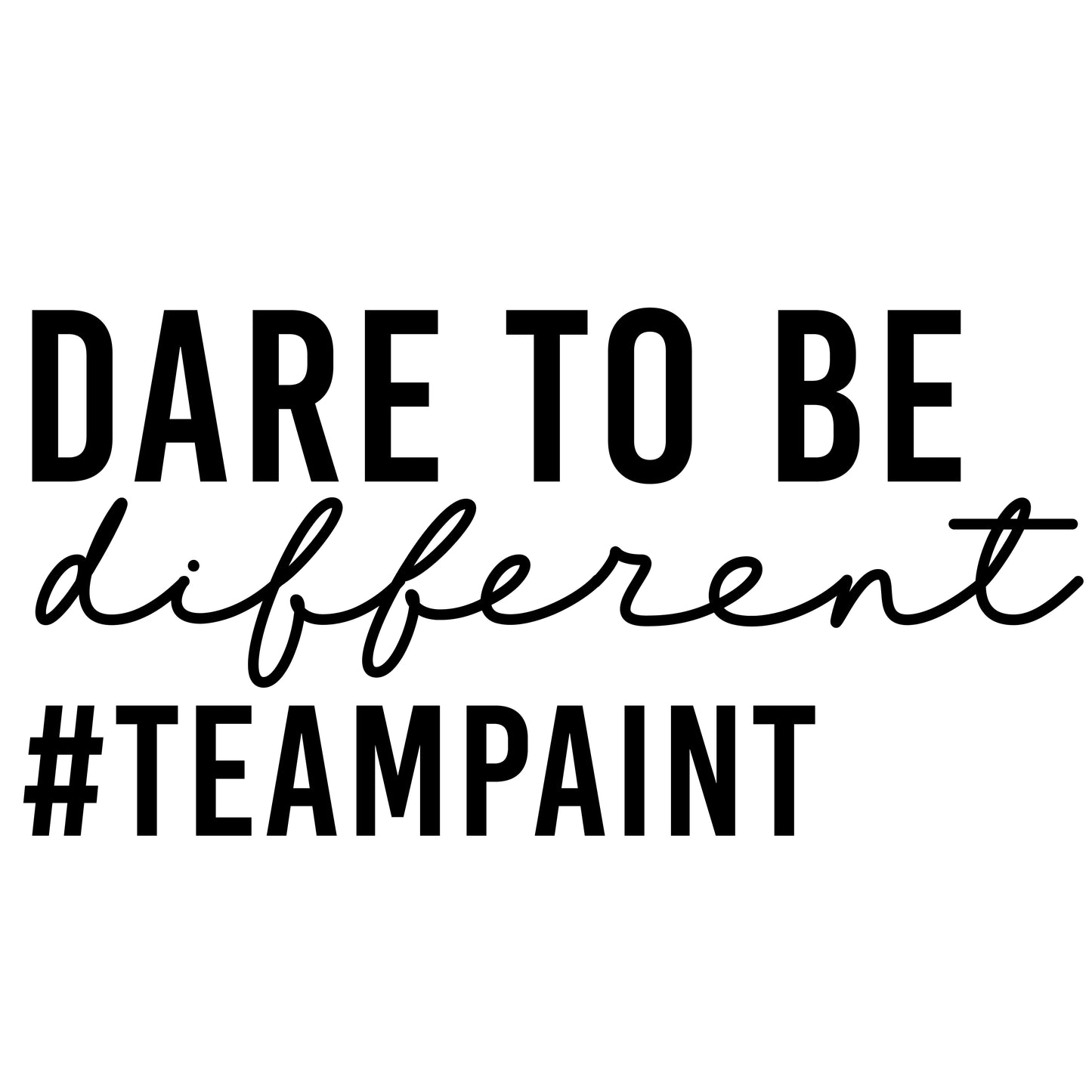 #Team Paint Graphic T