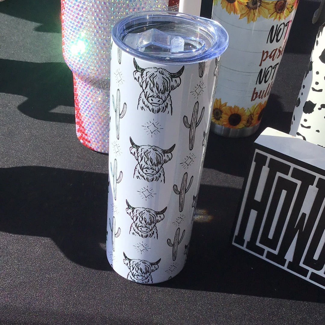 20 oz Hot/Cold Western Tumbler