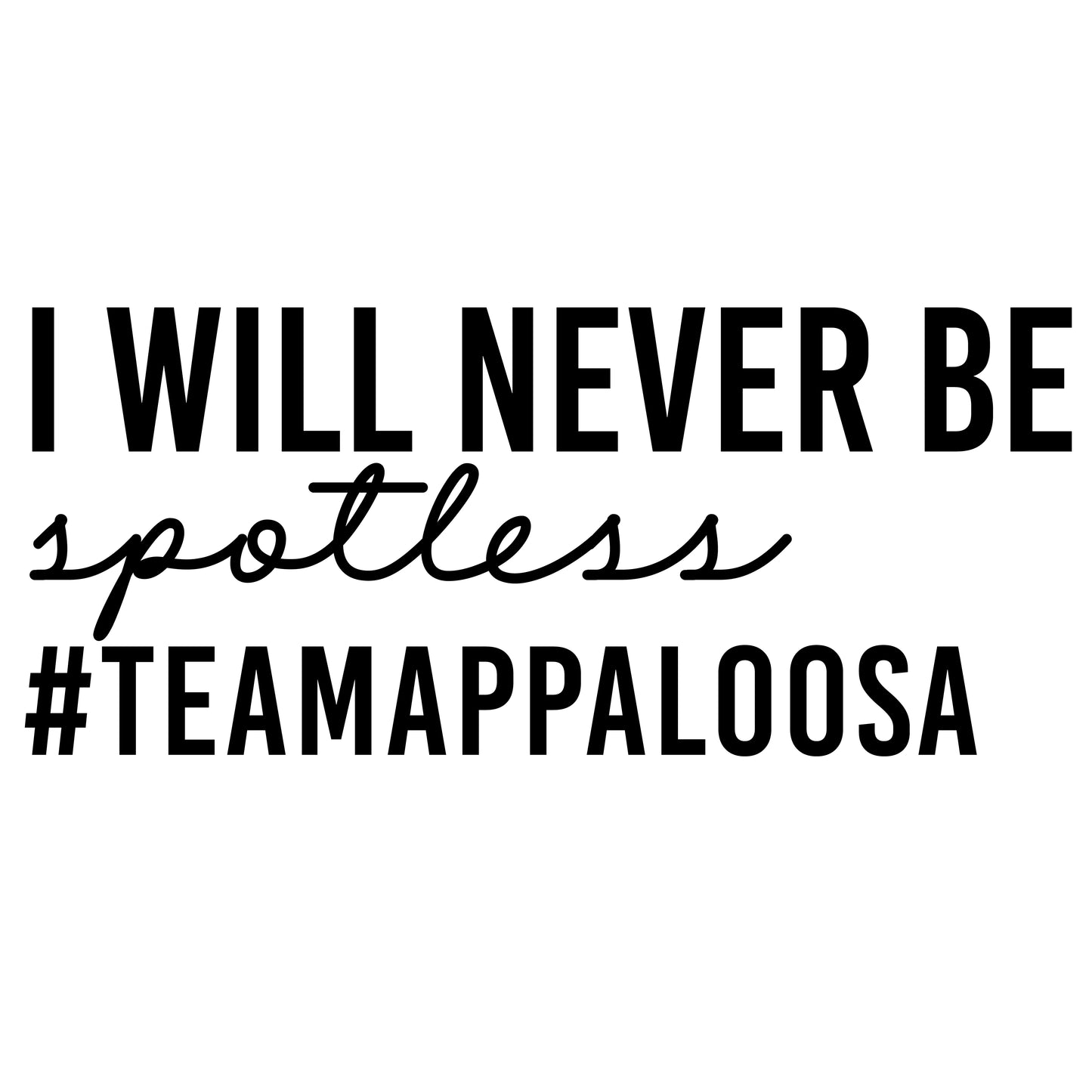 #Team Appaloosa Graphic T