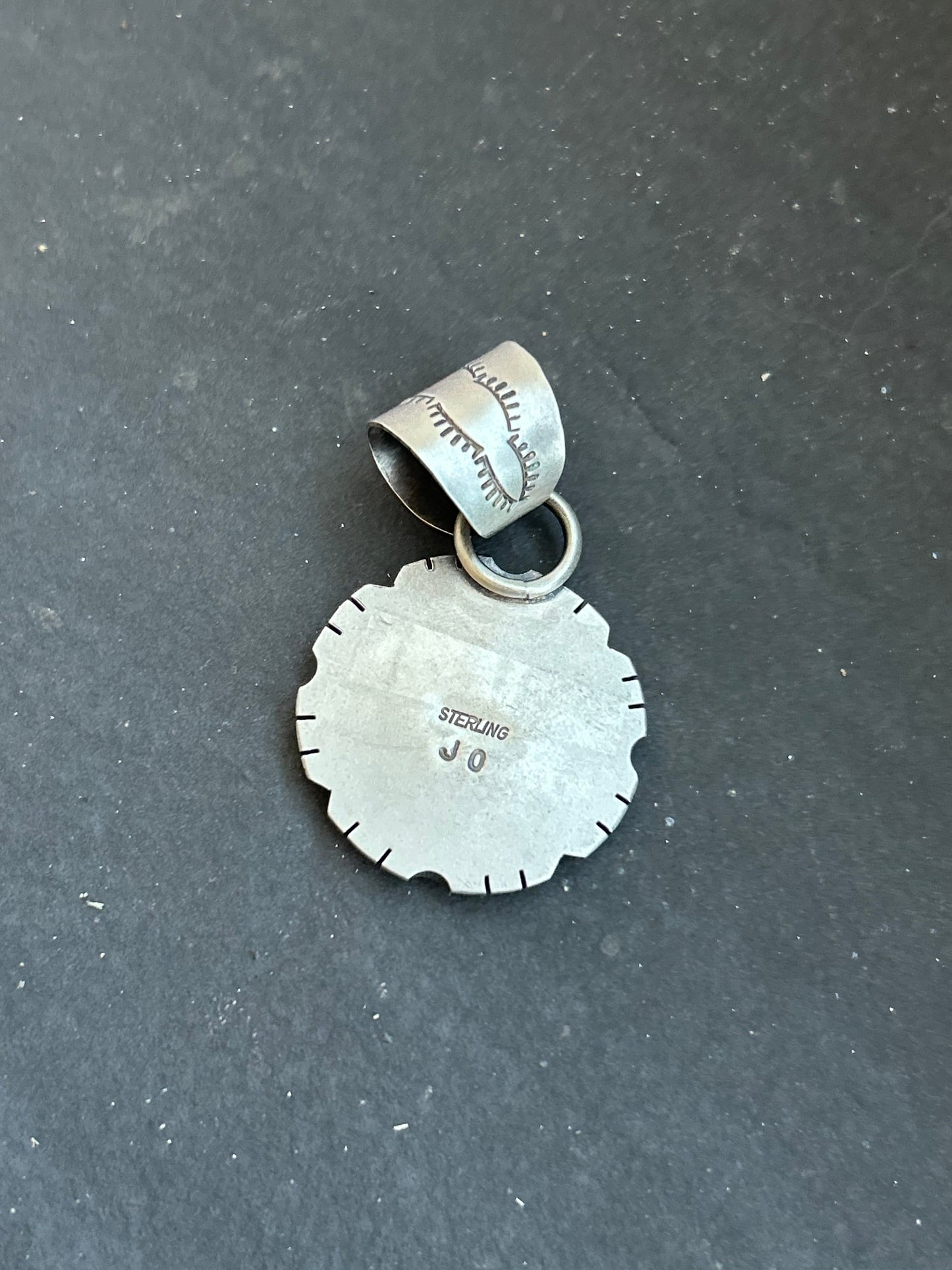 Sterling Silver Buffalo Nickel Pendant – Rope Border – Artist Jason Ogg