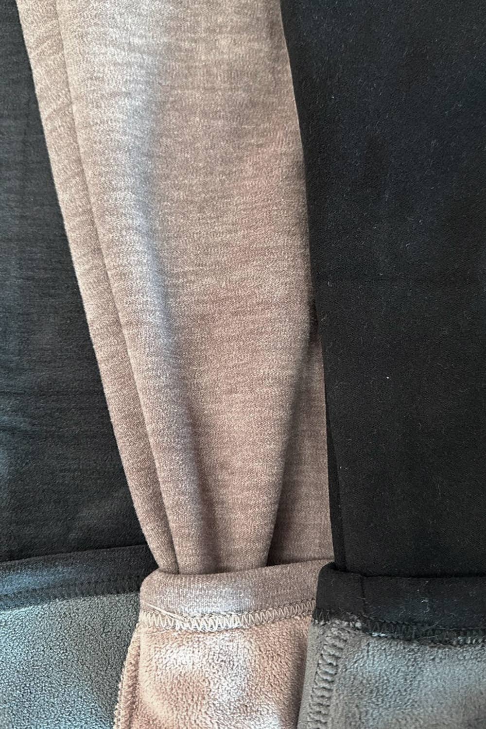 Thermal Faux Fur Lined Legging W/Pockets
