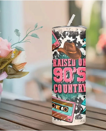 20 oz Hot/Cold Western Tumbler