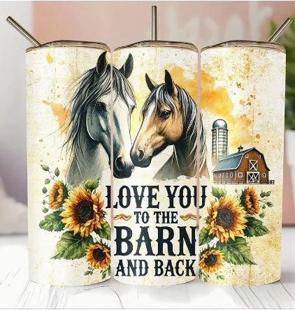 20 oz Hot/Cold Western Tumbler