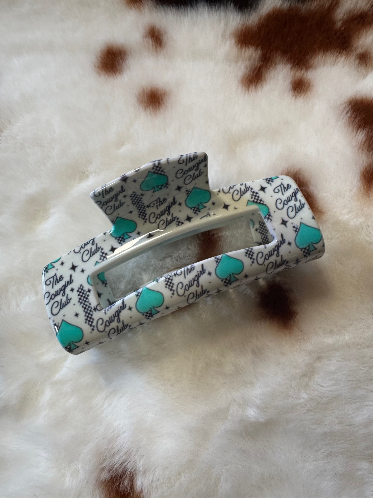 Acrylic Rectangular Hair Claws
