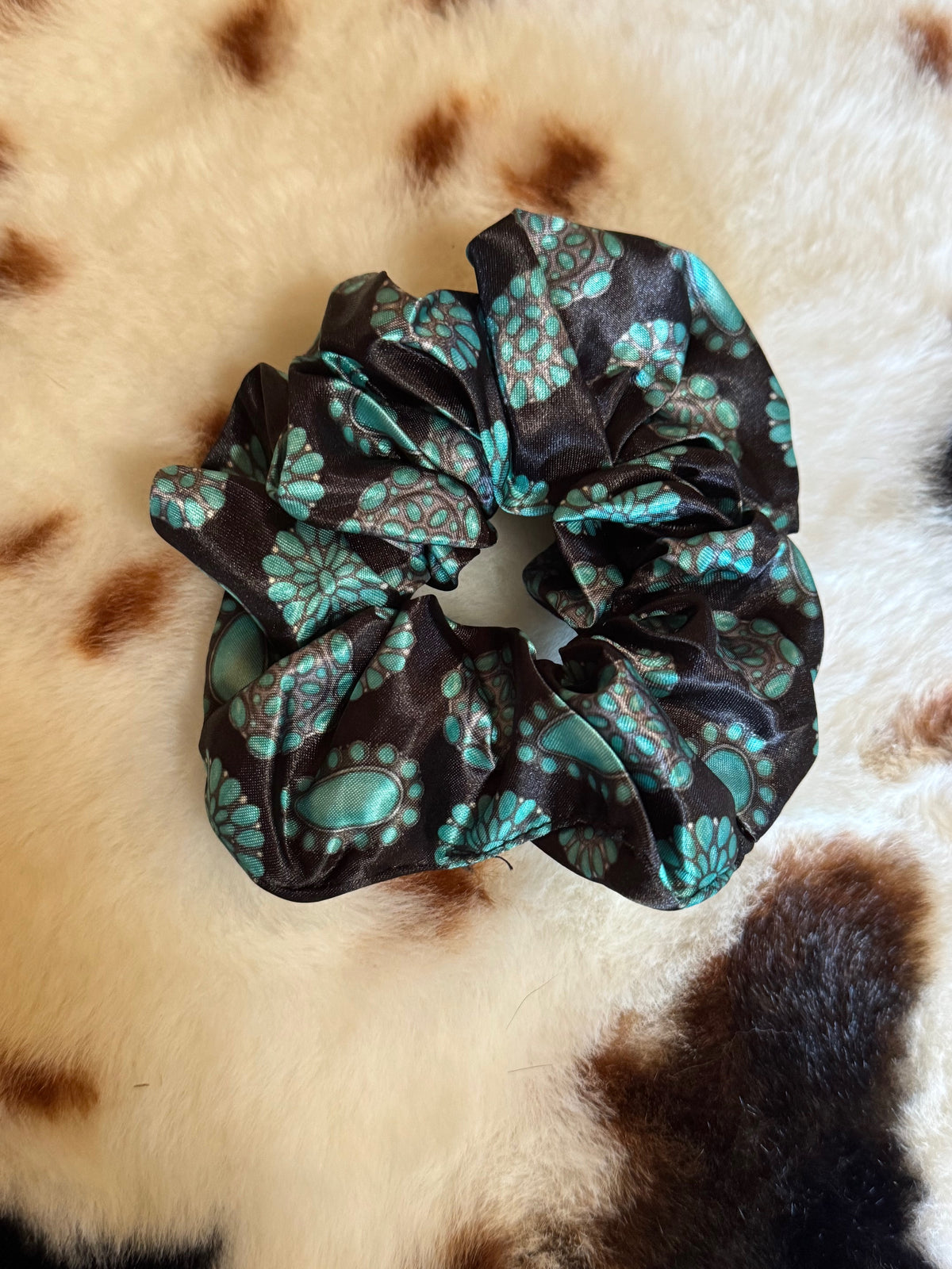 Western Pattern Hair Scrunchies – Assorted Styles