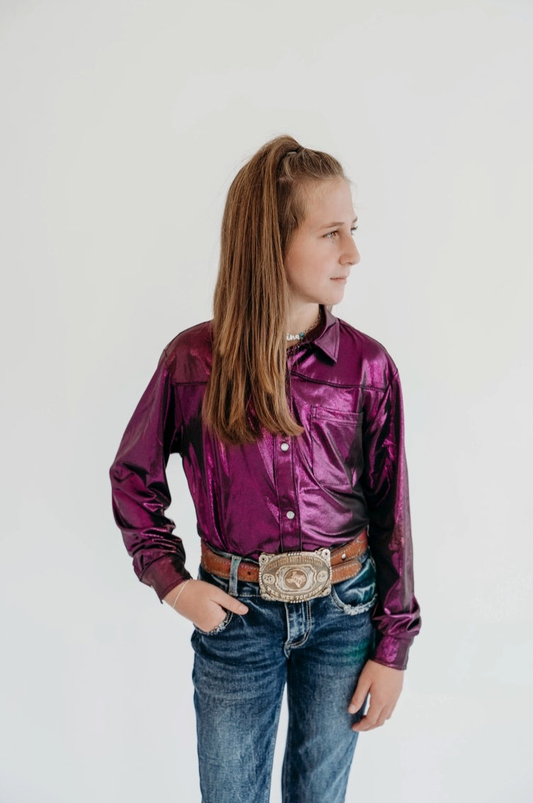 Youth Pearl Snap Rodeo Shirt