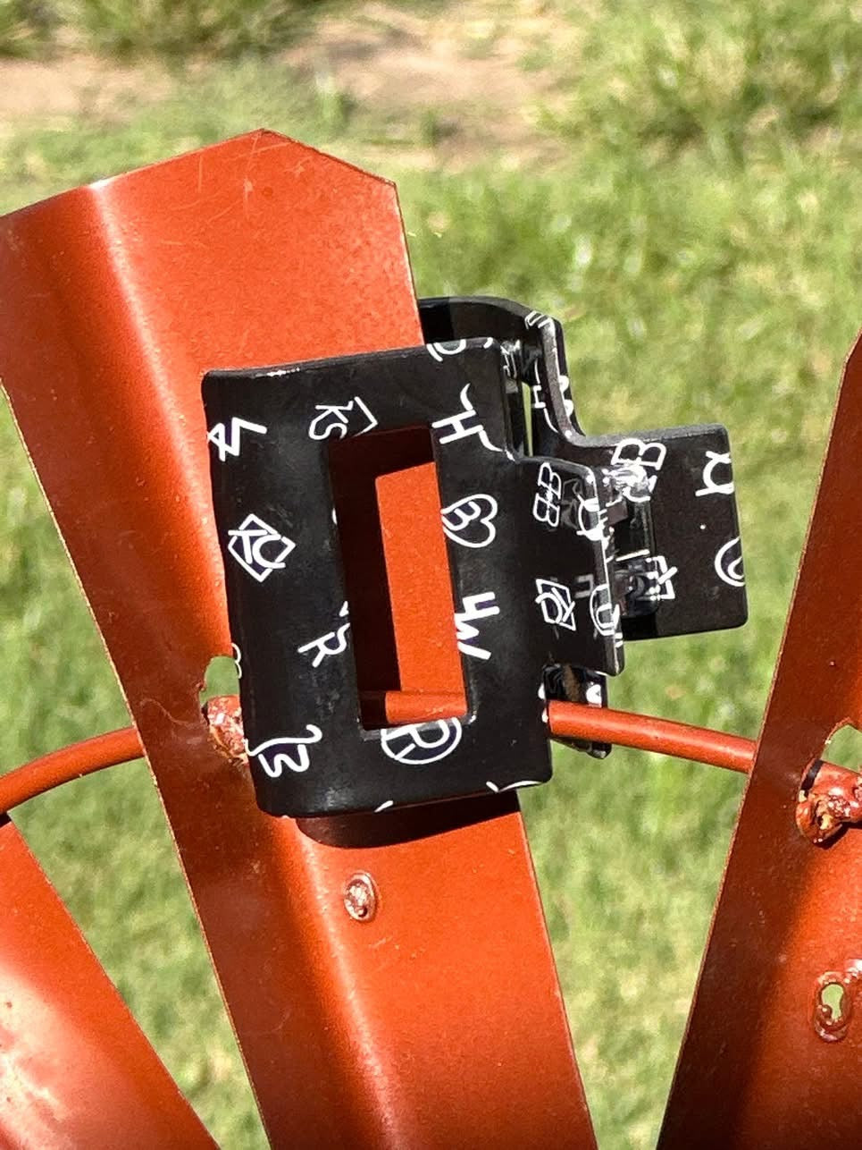 Acrylic Small Rectanglular Hair Claw