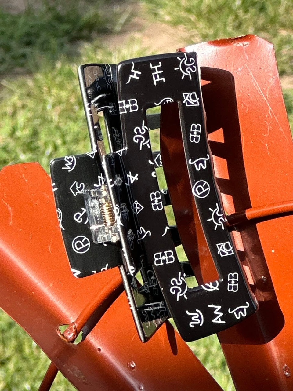 Acrylic Rectangular Hair Claws