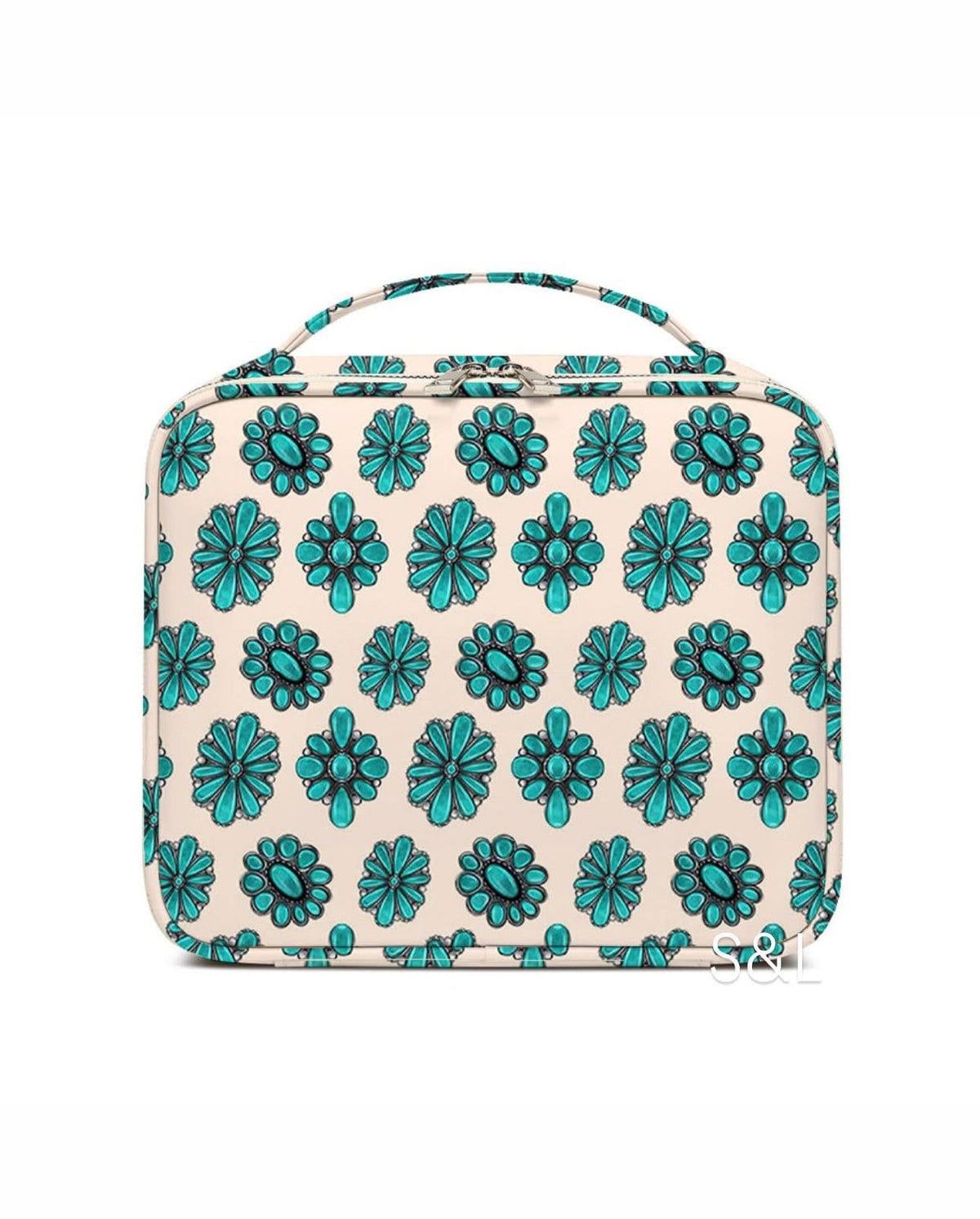 Western Print Makeup Travel Case