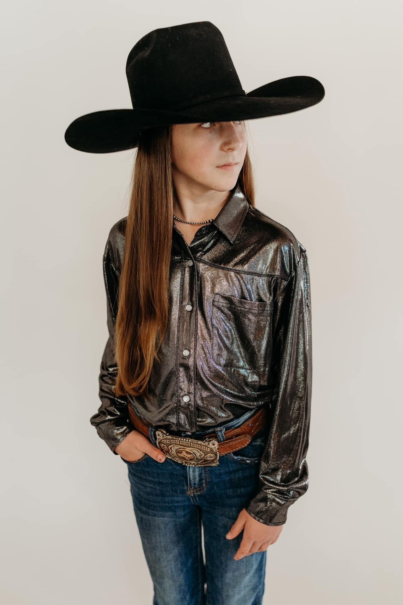 Youth Pearl Snap Rodeo Shirt
