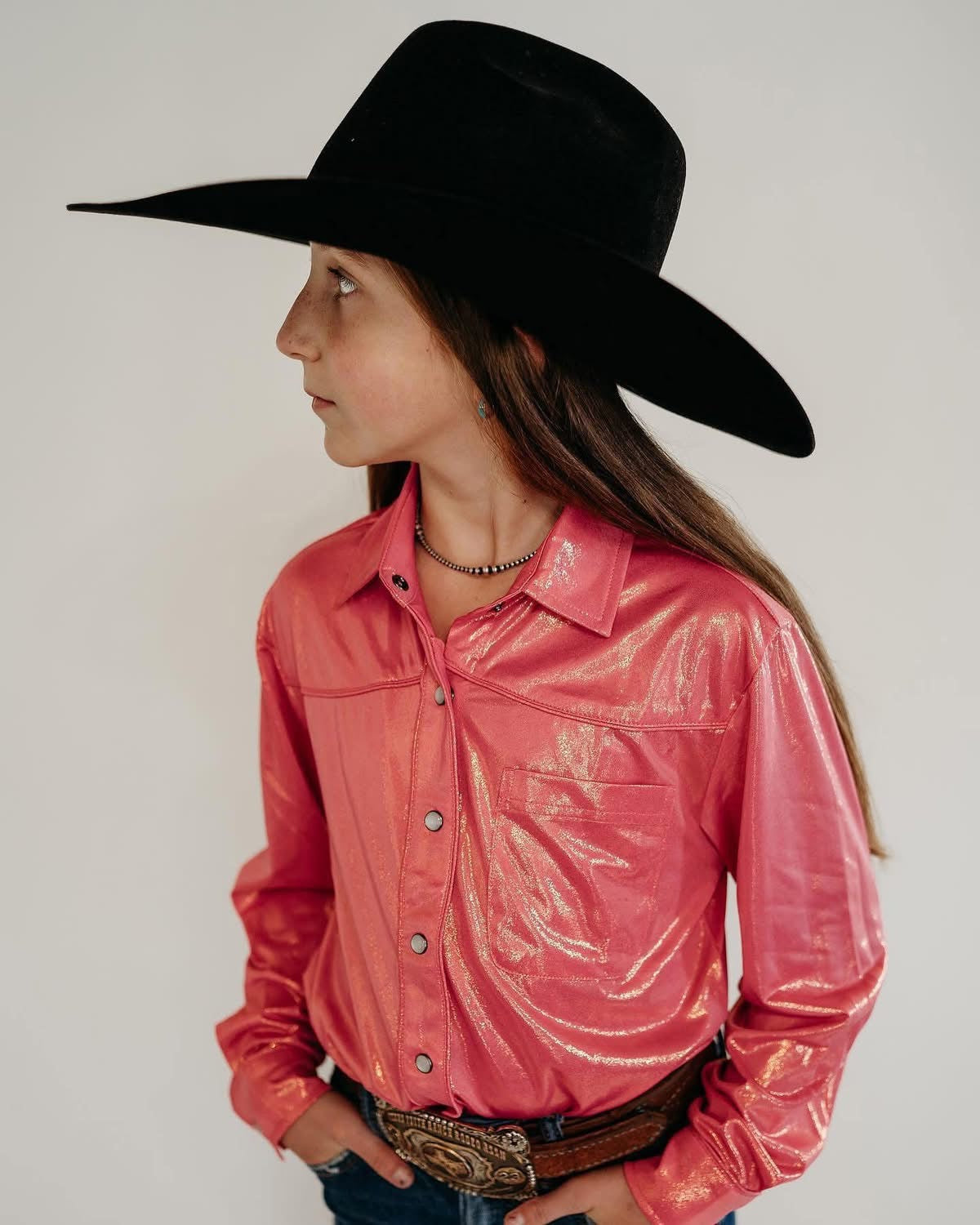 Youth Pearl Snap Rodeo Shirt