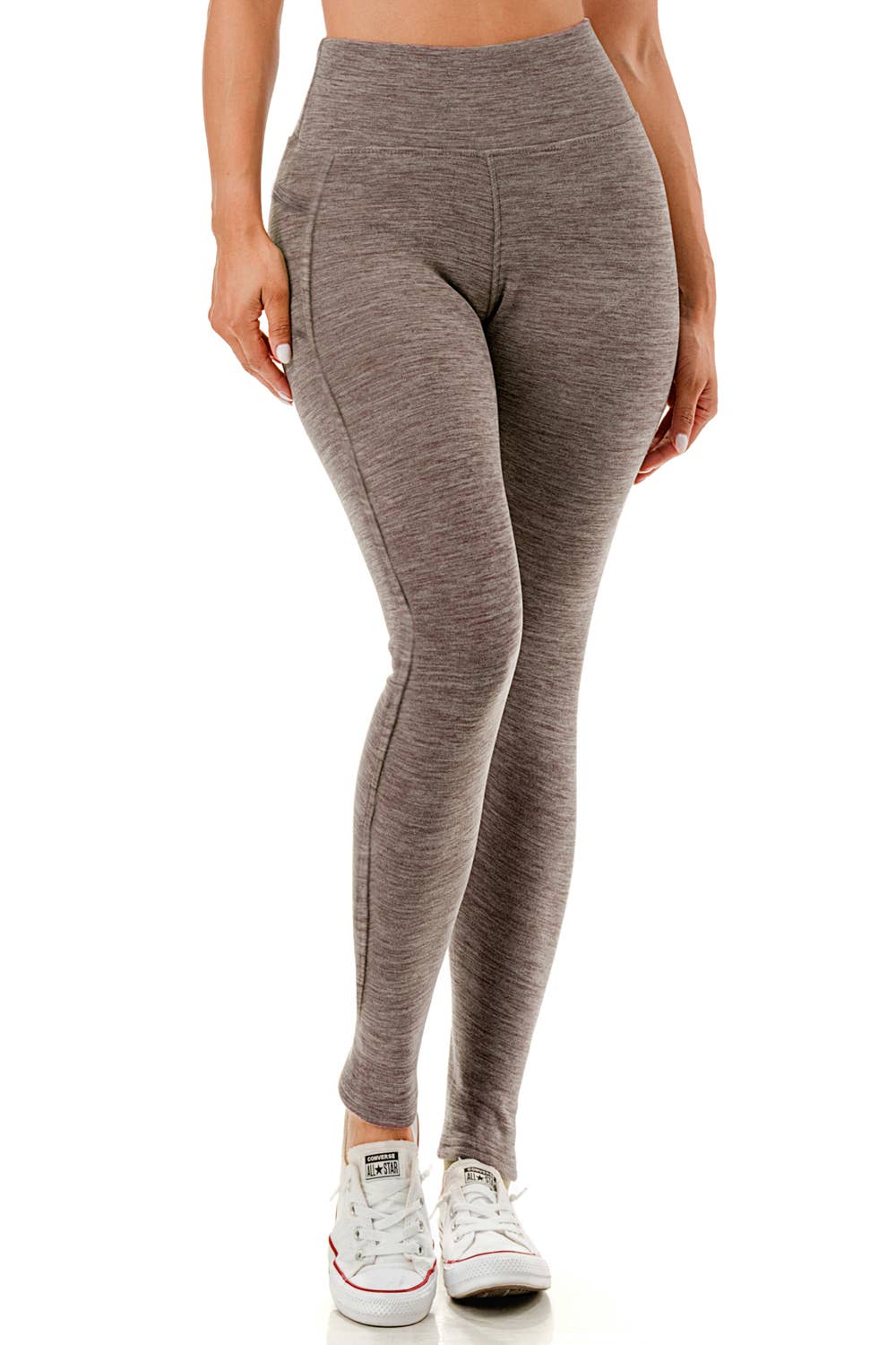 Thermal Faux Fur Lined Legging W/Pockets