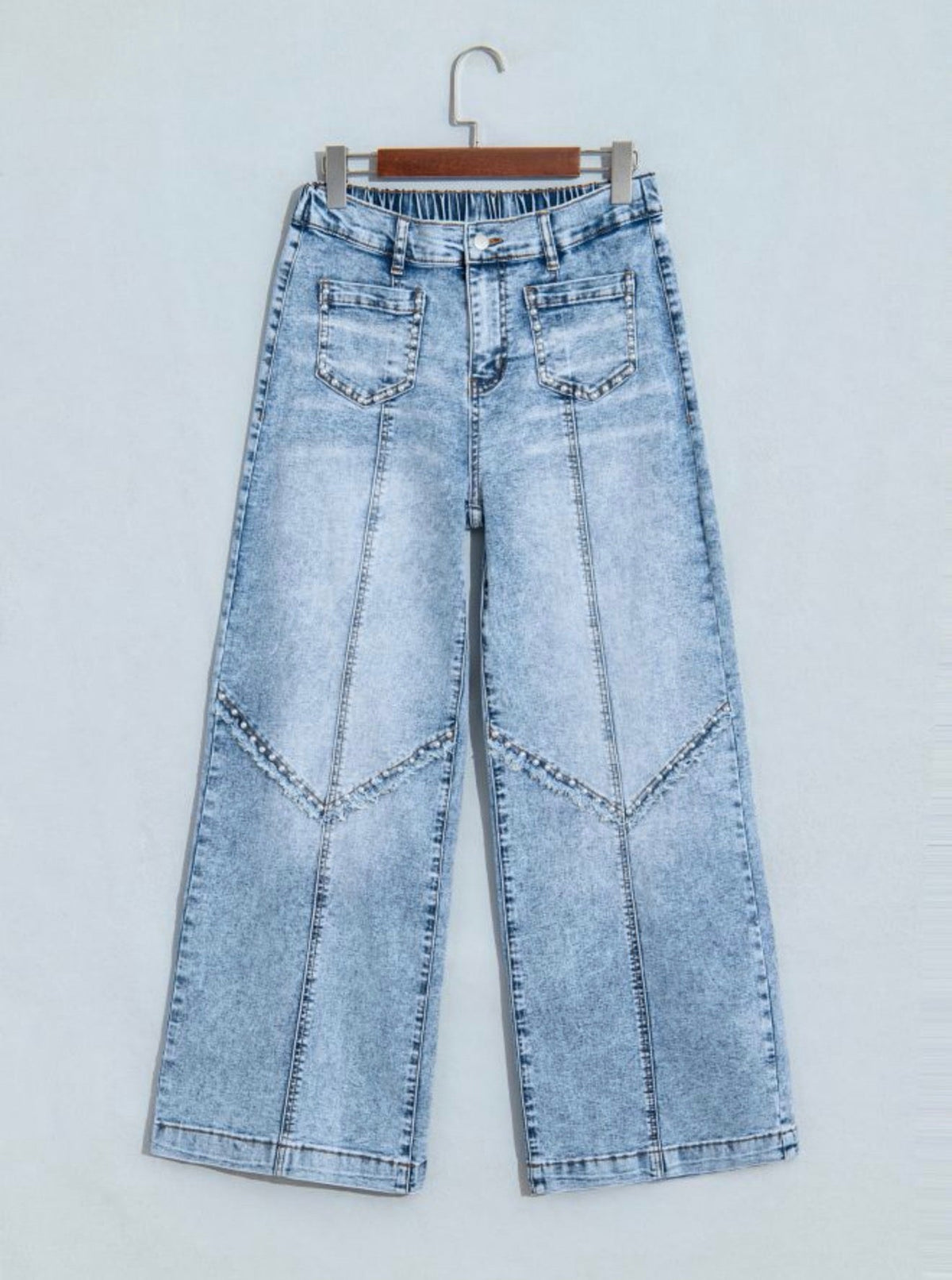 PREORDER | Studded Wide Leg Jeans