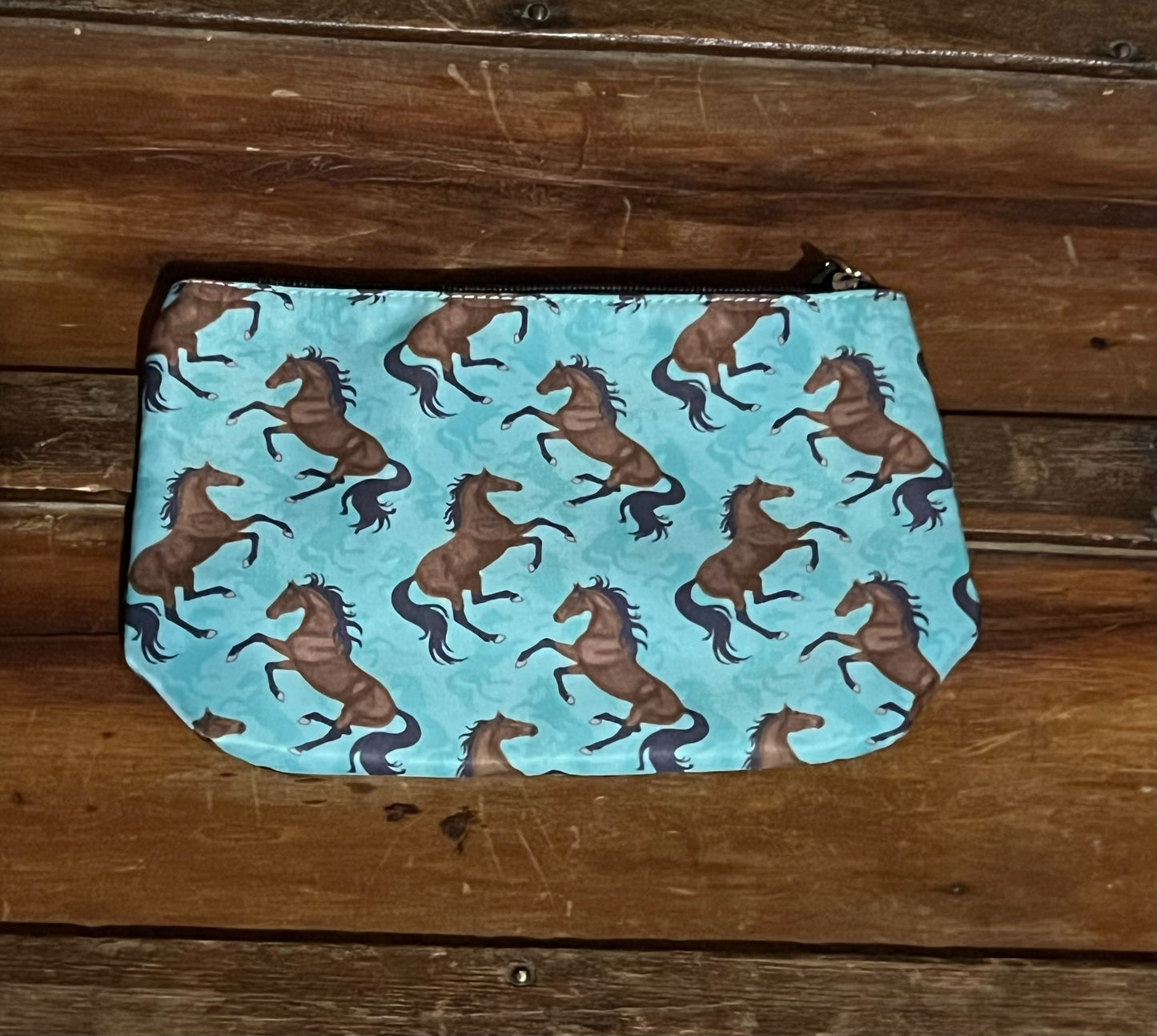 Horse Printed Makeup Bag