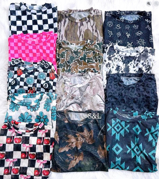 Need Em All Mesh Tops