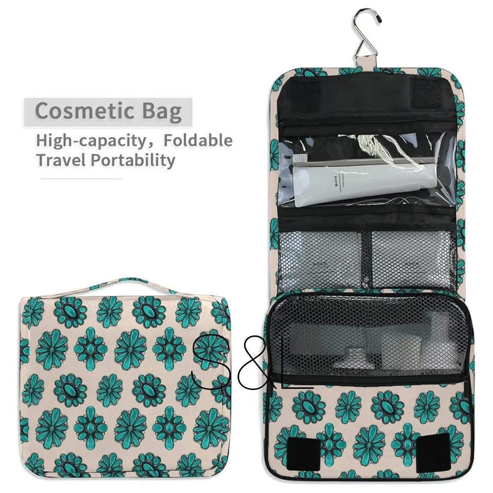 Western-Themed Travel Toiletry Bag