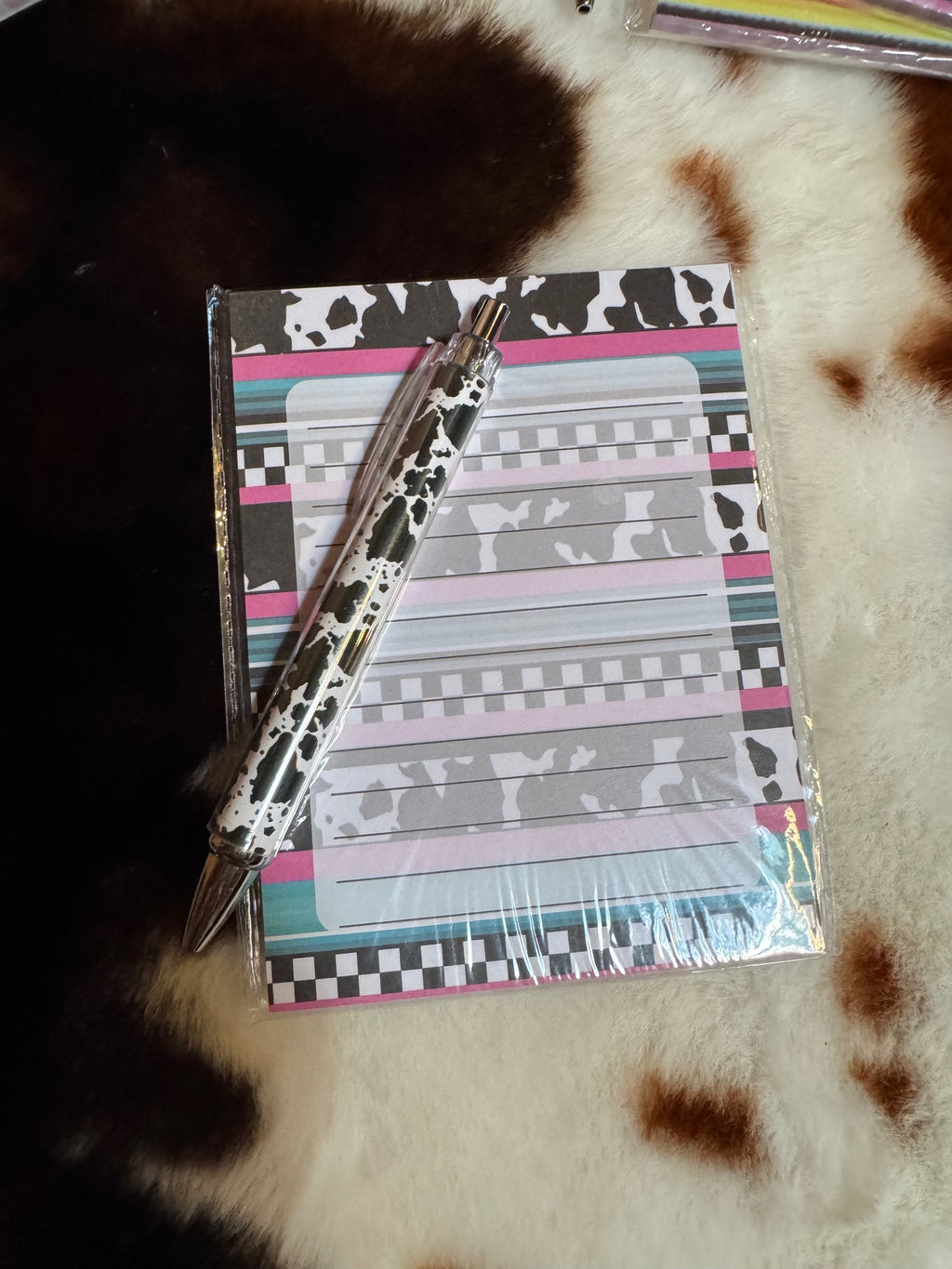 Western-Themed Notepad & Pen Set – Small, Assorted Designs
