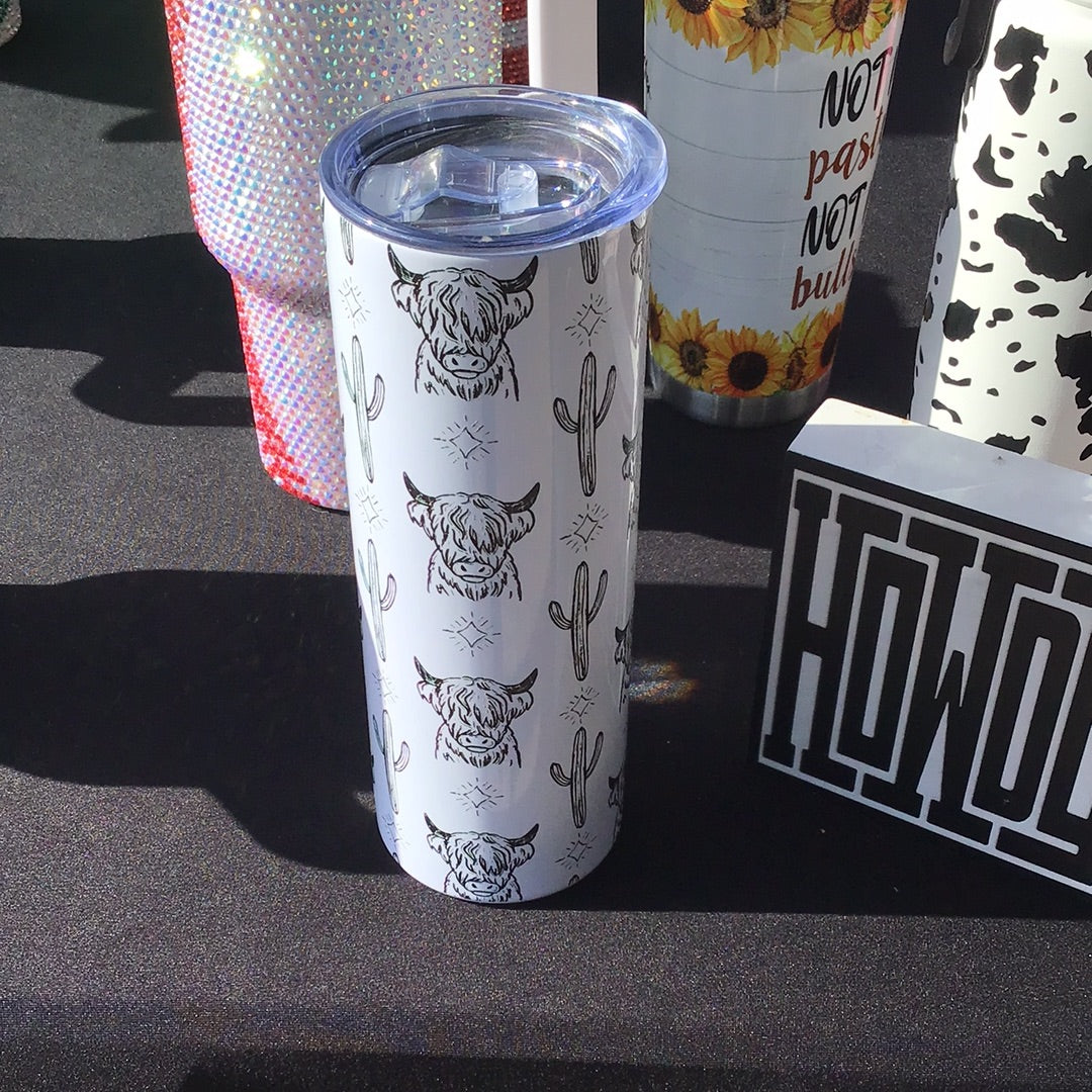 20 oz Hot/Cold Western Tumbler