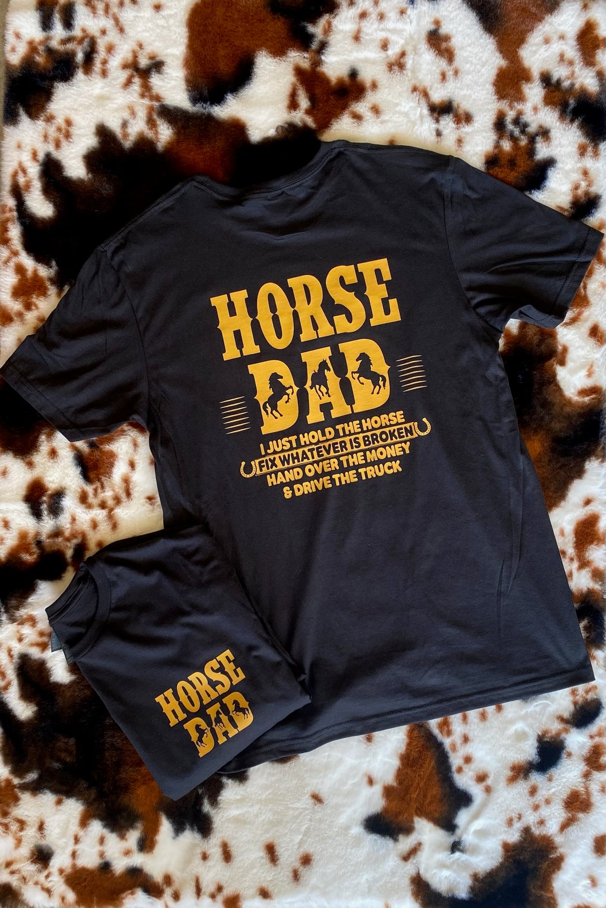 Horse Dad Tee – Western Graphic T-Shirt for Horse Lovers