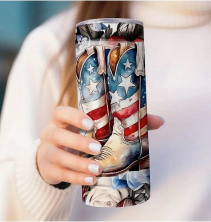 20 oz Hot/Cold Western Tumbler