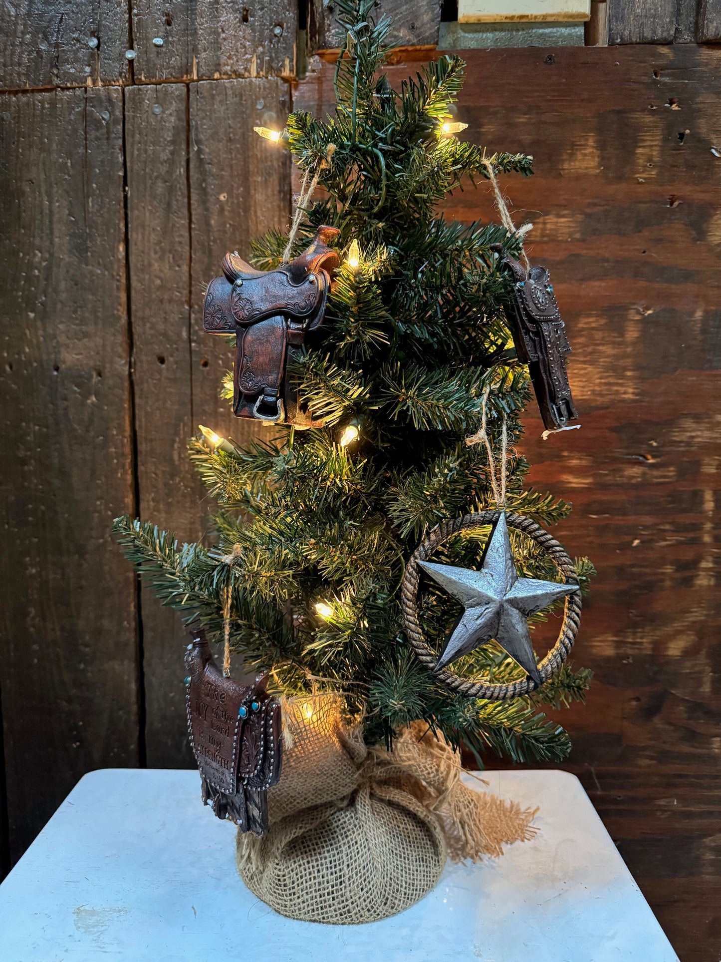 Western Christmas Ornament