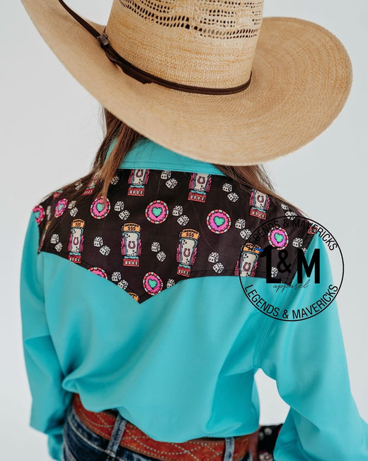 Youth Pearl Snap Rodeo Shirt