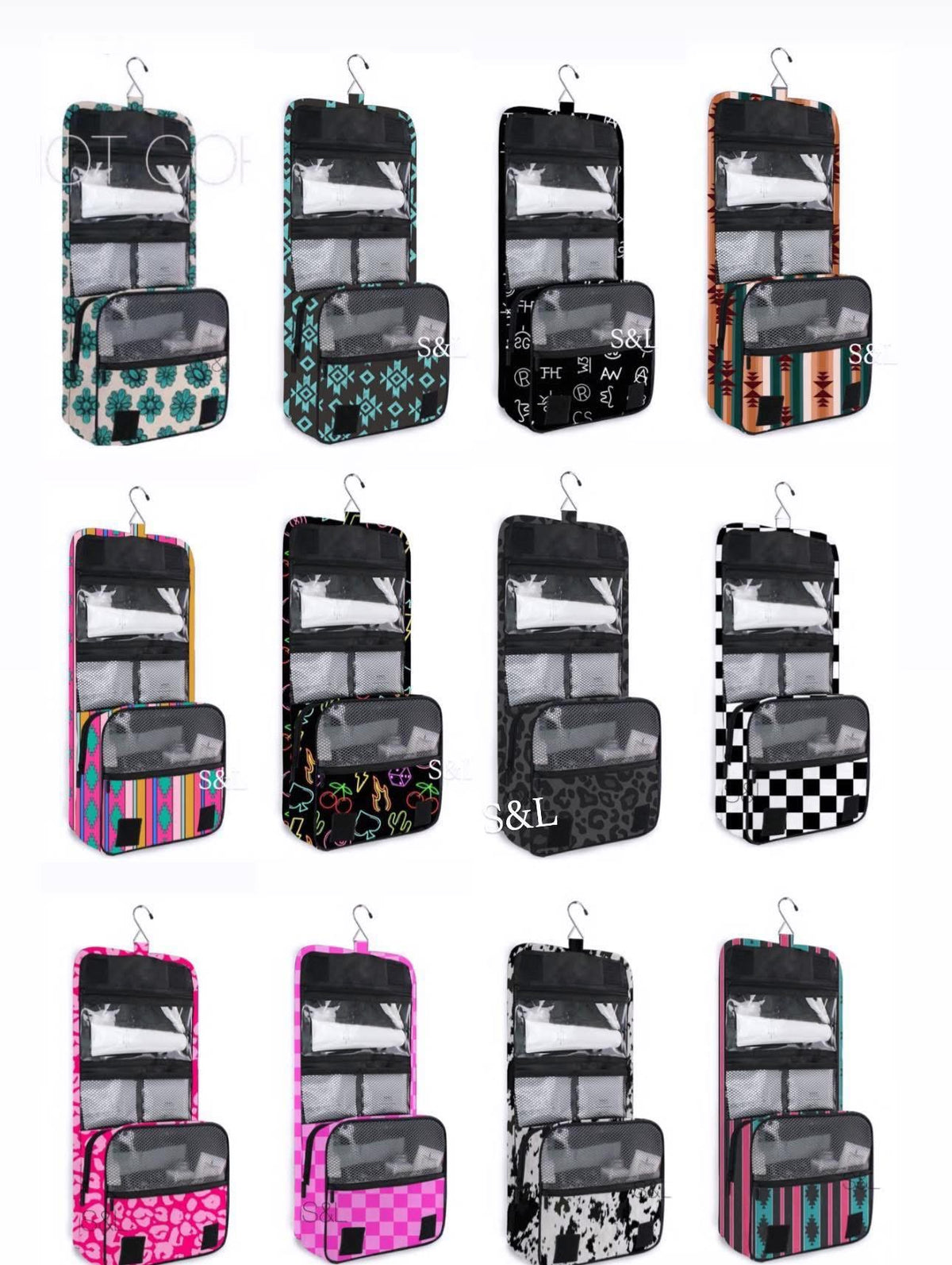 Western-Themed Travel Toiletry Bag