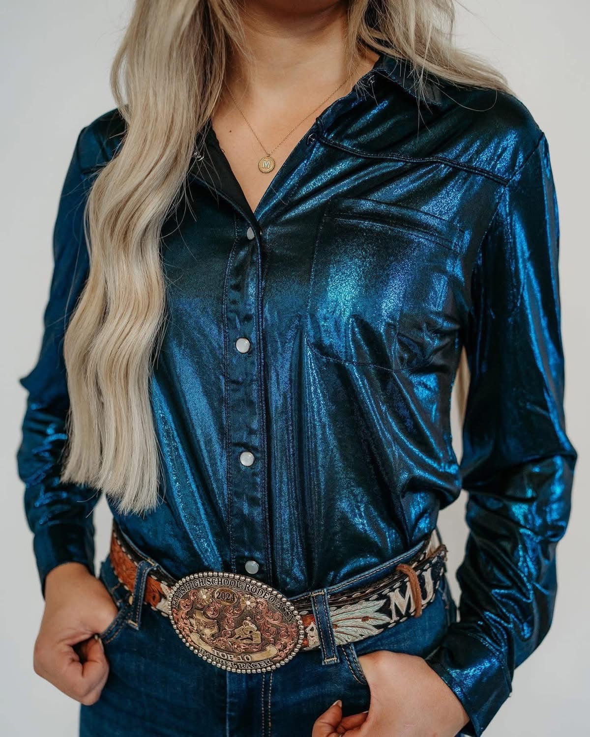 Youth Pearl Snap Rodeo Shirt