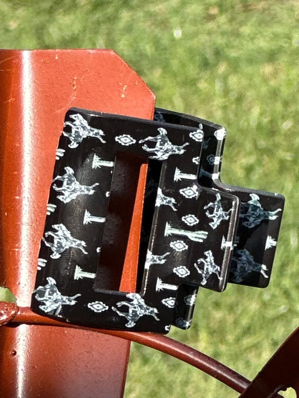 Acrylic Small Rectanglular Hair Claw