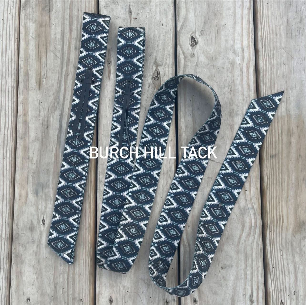Latigo & Off Billet Set - Mexico Aztec