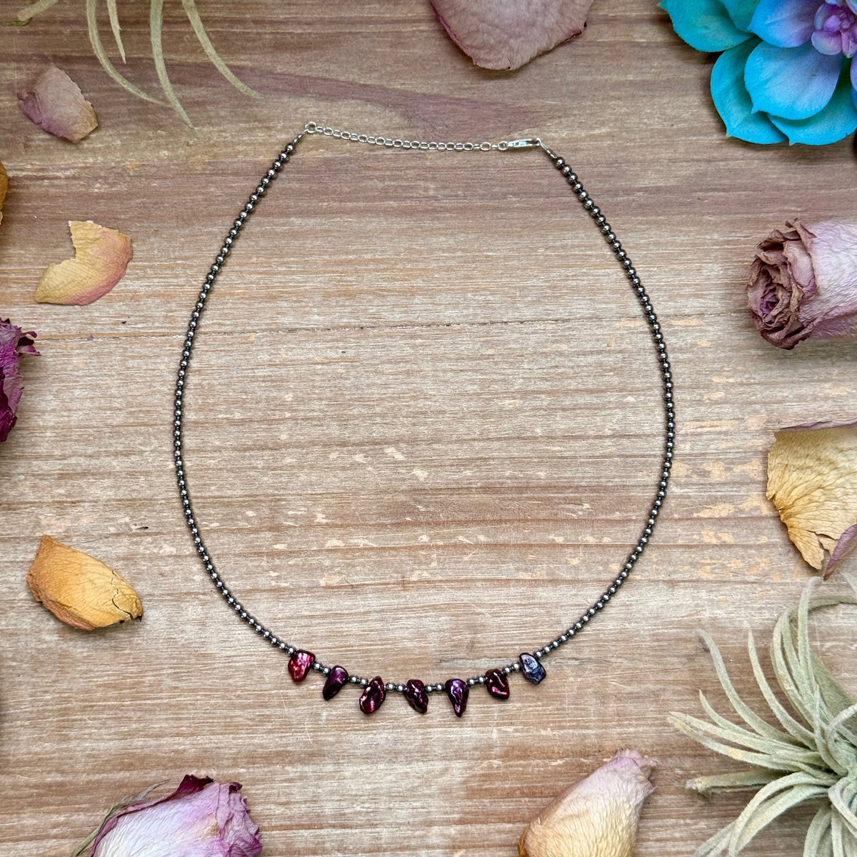 Dyed Freshwater Pearl Choker – 15.5”