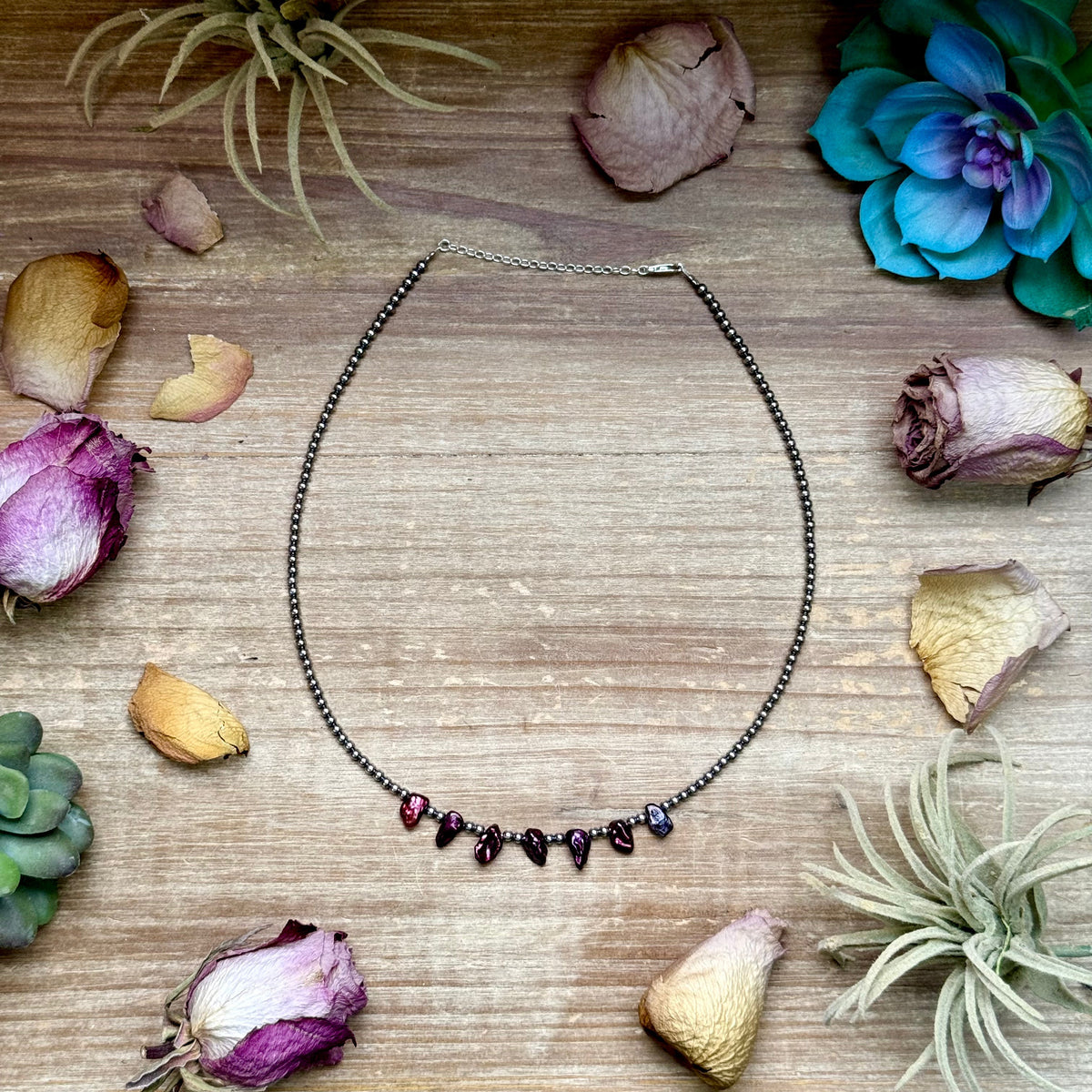 Dyed Freshwater Pearl Choker – 15.5”